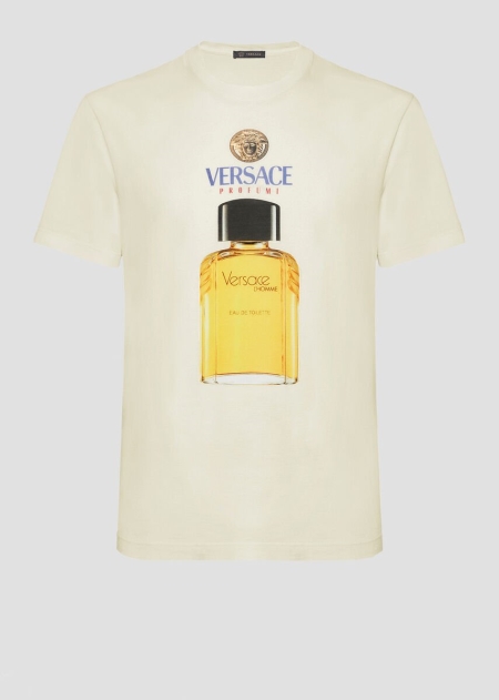 Versace Scents Motif T-shirt Herr - 815643CWR